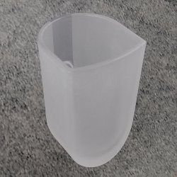 Keuco Elegance NEU Ersatzglas Kristallglas mattiert 11669 f�r Toilettenb�rstengarnitur 11669