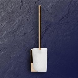 Keuco Elegance NEU Toilettenb�rstengarnitur edelmessing 11669 Echtkristall-Einsatz 11669019000-EM