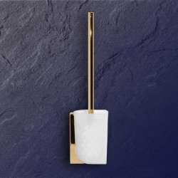 Keuco Elegance NEU Toilettenb�rstengarnitur gold 11669 Echtkristall-Einsatz 11669019000-GO vergoldet