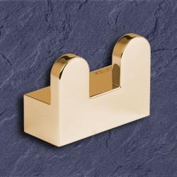 Keuco Edition 300 Haken Handtuchhaken doppelt 30015 gold 30015010000-GO vergoldet Doppelhaken