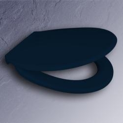 Pagette WC-Sitz Exclusiv stahl-blau mit Deckel Scharniere Edelstahl 790821602-BL HEWI stahlblau
