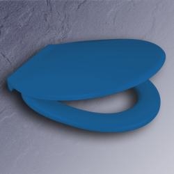 Pagette WC-Sitz Exclusiv ultramarin-blau mit Deckel Scharniere Edelstahl 790821602-PB HEWI ultrablau
