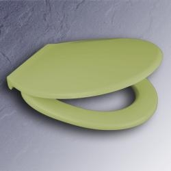 Pagette WC-Sitz Exclusiv moosgr�n mit Deckel Scharniere Edelstahl 790821607