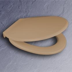 Pagette WC-Sitz Exclusiv caramel mit Deckel Scharniere Edelstahl 790821625