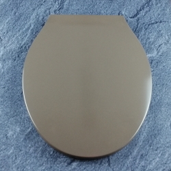 Pagette WC-Sitz Exclusiv balibraun mit Deckel Scharniere Edelstahl 790821635