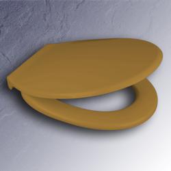 Pagette WC-Sitz Exclusiv curry mit Deckel Scharniere Edelstahl 790821636