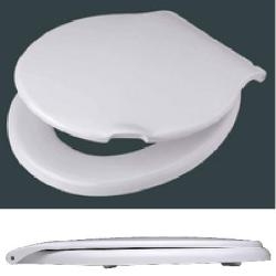Pagette WC-Sitz Spezial weiss mit Deckel mit Griff Scharniere Kunststoff 790900102