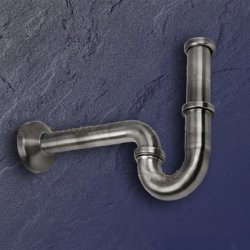 Viega Plus-Siphon 1 1/4 antik-nickel R�hrengeruchsverschluss R�hrensiphon Sifon Traps 101572-AC