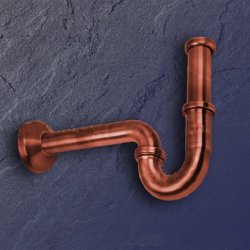 Viega Plus-Siphon 1 1/4 antik-kupfer R�hrengeruchsverschluss R�hrensiphon Sifon Traps 101572-AK