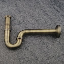 Viega Plus-Siphon 1 1/4 bronze-antik R�hrengeruchsverschluss R�hrensiphon Sifon Traps 101572-BR