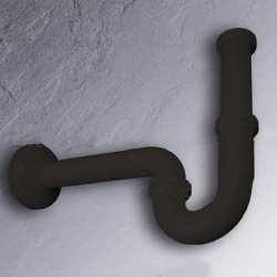 Viega Plus-Siphon 1 1/4 anthrazit-grau R�hrengeruchsverschluss R�hrensiphon Sifon Traps 101572-AT