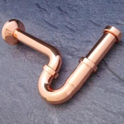 Viega Plus-Siphon 1 1/4 kupfer-poliert R�hrengeruchsverschluss R�hrensiphon Sifon Traps 101572-KU