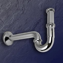 Viega Plus-Siphon 1 1/4 chrom R�hrengeruchsverschluss R�hrensiphon Sifon Traps 101572 verchromt
