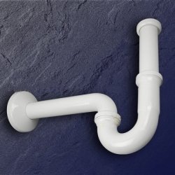 Viega Plus-Siphon 1 1/4 weiss R�hrengeruchsverschluss R�hrensiphon Sifon Traps 108939 reinweiss