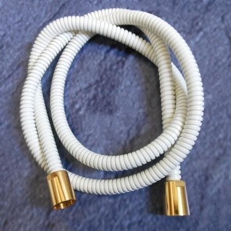 Dehnbarer Duschschlauch Aus Metall – Robust Und Flexibel Von 1,20 Bis 1,60 M (chrom/gold)
