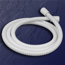 Metall-Brauseschlauch Weiss (RAL 9010) 160 cm DN 15 Duschschlauch 1600 mm 031160 WE Reinweiss