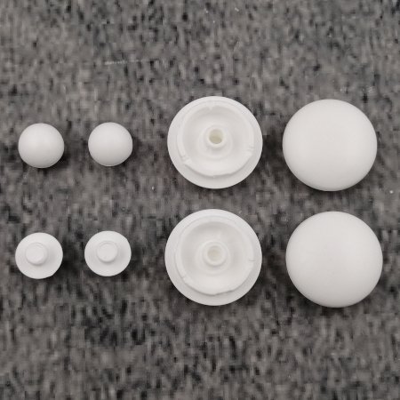 4 Stück Runde WC-Sitz Stoßfänger Weiß | Einfach Zu Montieren | Von HYDRO HOME
