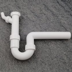 Viega Siphon Spüle 40 mm 102449 mit Geräteanschluss Röhrengeruchsverschluss