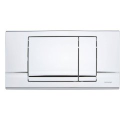 Schwab Riva Duo Betätigungsplatte Chrom Drückerplatte 227559