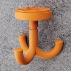 HEWI Edition Matt Dreifachhaken Orange Matt 70 mm 477.90B050 24