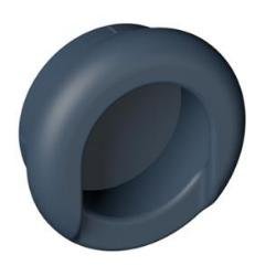 HEWI 535.42MLB 92 Muschelgriff rund ø 42/ 35 mm Matt Anthrazitgrau
