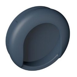 HEWI 535.75MLB 92 Muschelgriff rund ø 75/ 70 mm Matt Anthrazitgrau
