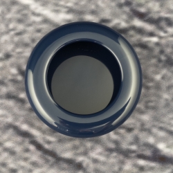 HEWI 538.75ML 50 Muschelgriff rund ø 75 mm Stahlblau Einlass 70 mm