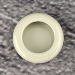 HEWI 538.75ML 95 Muschelgriff rund ø 75 mm Felsgrau Einlass 70 mm