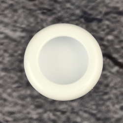 HEWI 538.75ML 98 Muschelgriff rund ø 75 mm Signalweiss Einlass 70 mm