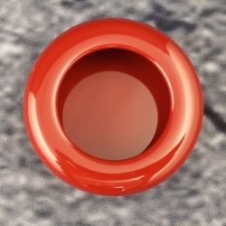 HEWI 538.90ML 33 Muschelgriff rund ø 90 mm Rubinrot Einlass 85 mm