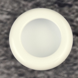HEWI 538.90ML 98 Muschelgriff rund ø 90 mm Signalweiss Einlass 85 mm