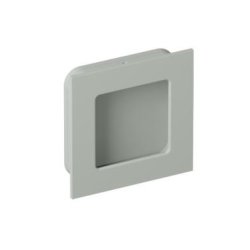 HEWI 544.60B 95 Muschelgriff eckig Matt Felsgrau 60 x 60 mm