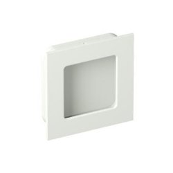 HEWI 544.60B 97 Muschelgriff eckig Matt Lichtgrau 60 x 60 mm