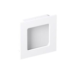 HEWI 544.60B 98 Muschelgriff eckig Matt Signalweiss 60 x 60 mm 
