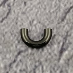 Hewi 548RD42 90 Bügelgriff 42 mm Tiefschwarz Halbrund ø 10 BA 32 mm