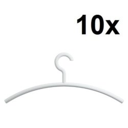 HEWI Edition Matt Kleiderbügel 10er Set Signalweiss Matt 570.1B 98