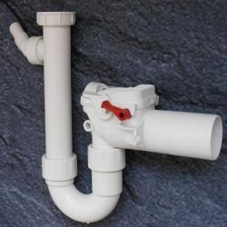 Kessel 73052 Staufix Siphon DN 50 Rückstauverschluss für Waschmaschine