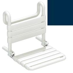 HEWI Serie 801 Einhängesitz klappbar Stahlblau 801.51.115 50 Barrierefrei Duschsitz Blau