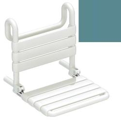 HEWI Serie 801 Einhängesitz klappbar Aquablau 801.51.115 55 Barrierefrei Duschsitz Blau