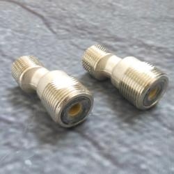 Dornbracht S-Anschluss 0411040300090 G 1/2 Zoll x G 3/4 Zoll (1 Paar) geräuschgedämpft