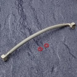 Dornbracht Druckschlauch 1/2 Zoll x 1/2 Zoll gekröpft 0430040850090