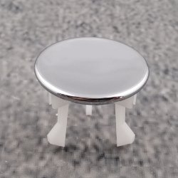Duravit Überlaufclip Chrom 1001070000 Überlaufblende zu Waschtisch/ Becken-Überlauf