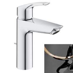 Grohe Eurosmart M-Size Waschtischbatterie Weiss/ Gold 23322003 WEGO