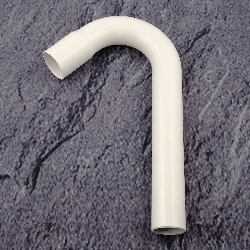 Geberit Ersatzteil 118.021.11.1 Spülbogen 135 Grad 30 x 9 cm weiß-alpin d 44 mm mit Klebemuffe