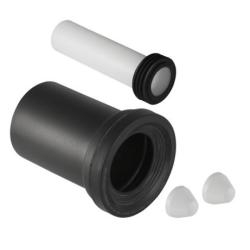 Geberit Wand WC Anschluss 152.422.46.1 Anschlussgarnitur mit Stutzen 110 mm Länge 18,5 cm