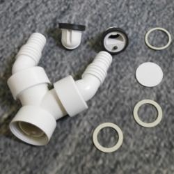 Geberit Doppelschlauchtülle 152767111 für Waschmaschine Geschirrspüler