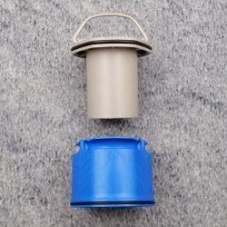 Geberit Tauchrohr mit Träger 240568001 DWG 50/ 60 für Duschwanne