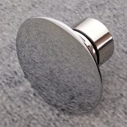 Geberit Clou Ventilabdeckung 76 mm chrom Stopfen 240.750.21.1