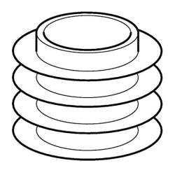 Geberit Ersatzteil 243.008.00.1 Manschette EPDM d 32