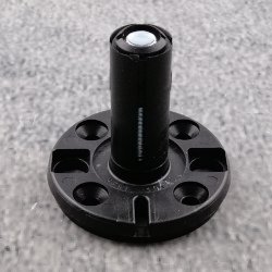 HEWI Spreizrosette 16618 Rosette für Duschvorhangstange Rohr 25x2 mm